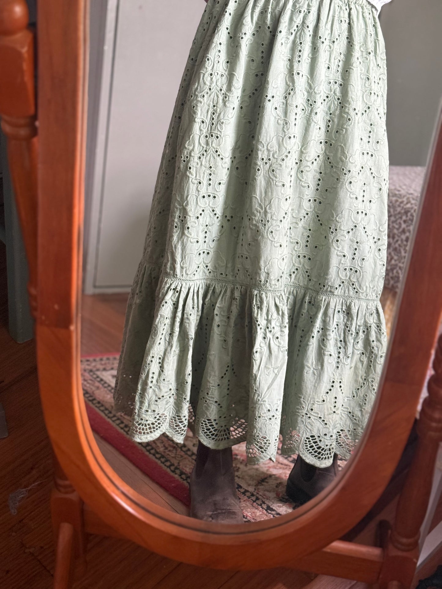 SMALL RESTOCK - ETIENNE SKIRT SAGE