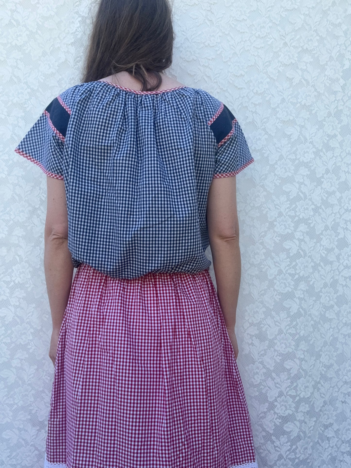 REWORKED - SMOCK BLOUSE 8-12