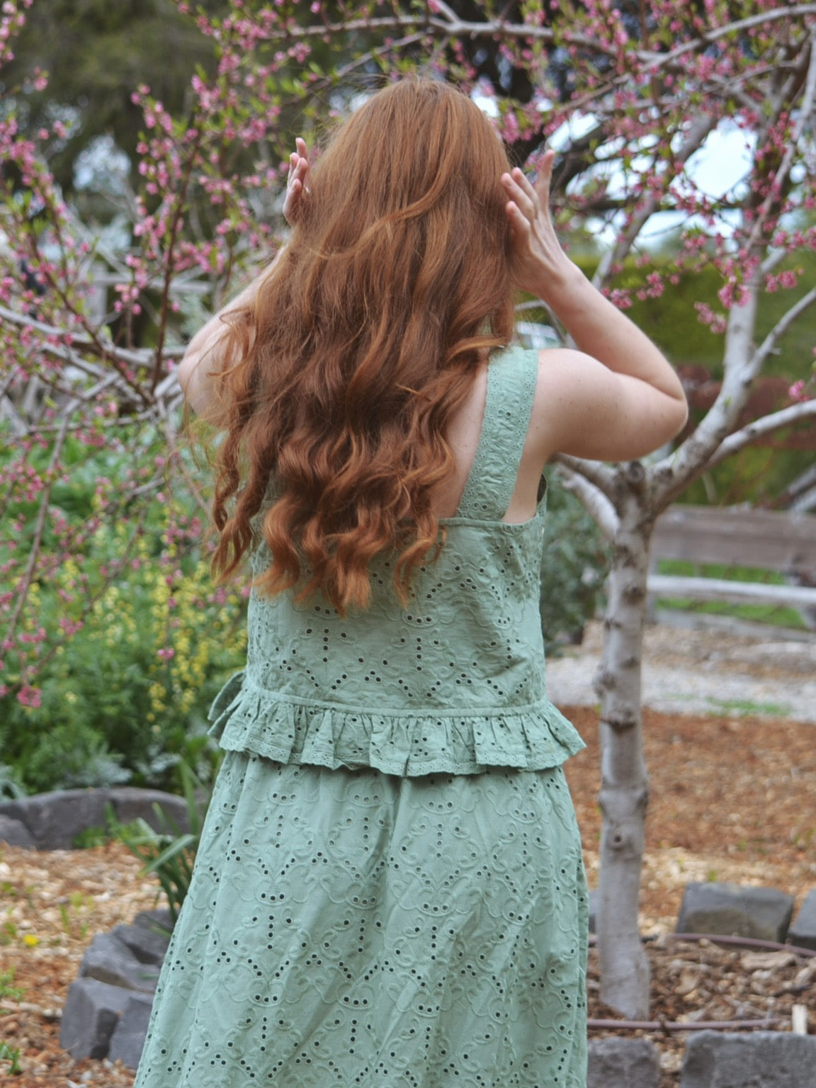 100% RECYCLED COTTON - ETIENNE CAMI SAGE