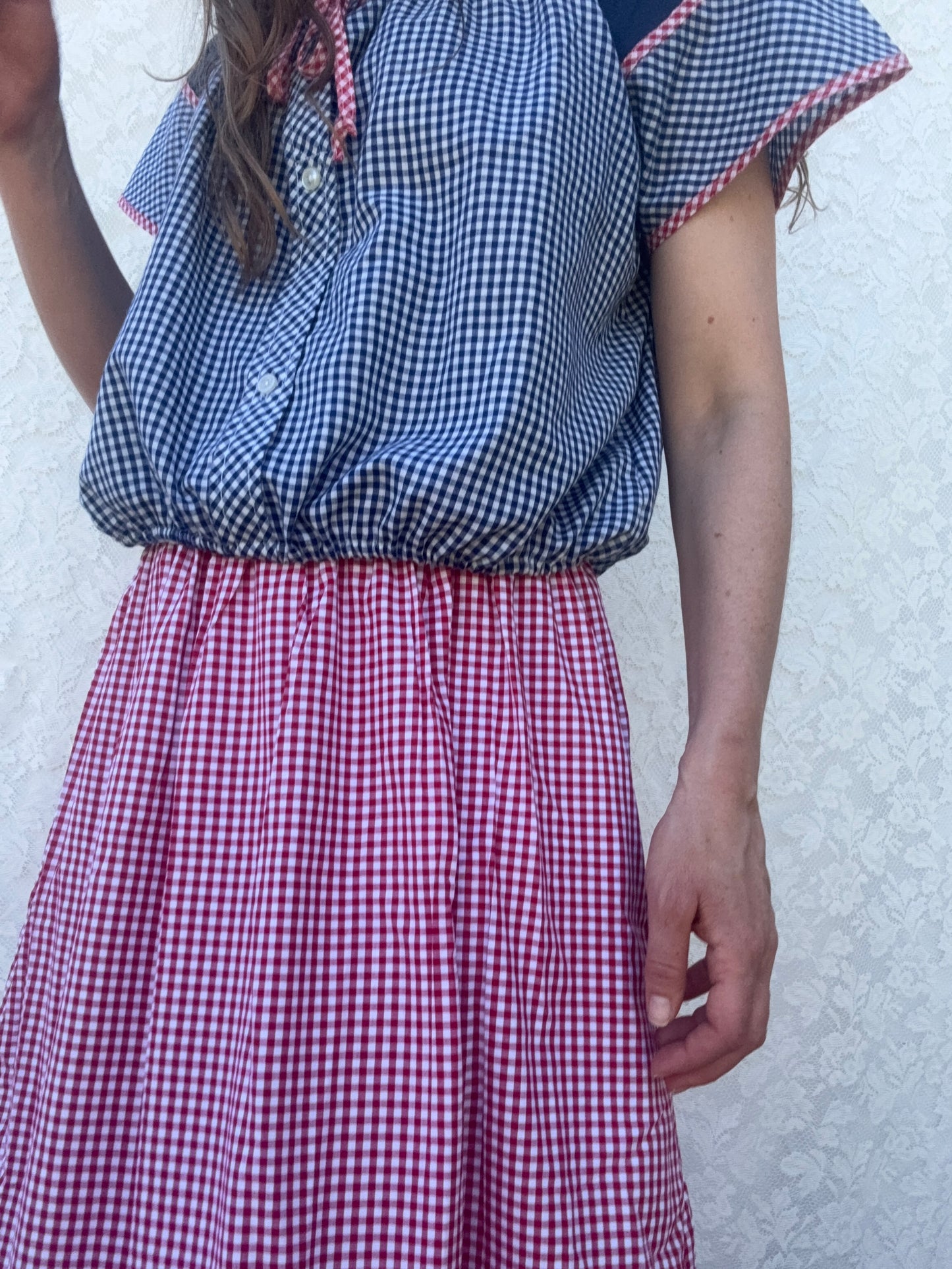 REWORKED - SMOCK BLOUSE 8-12