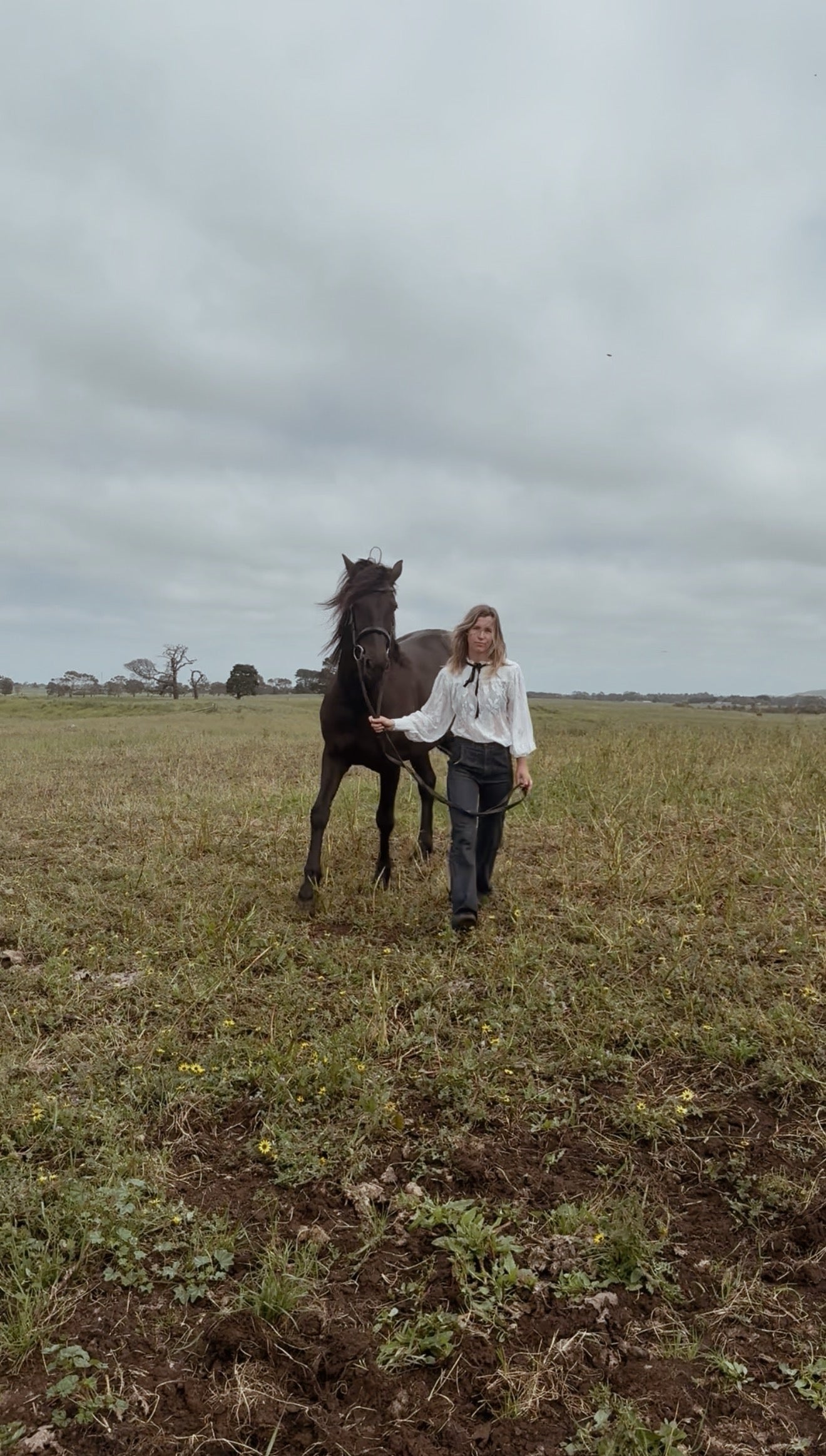 CELESTE CROCHET COTTON BLOUSE WHITE
