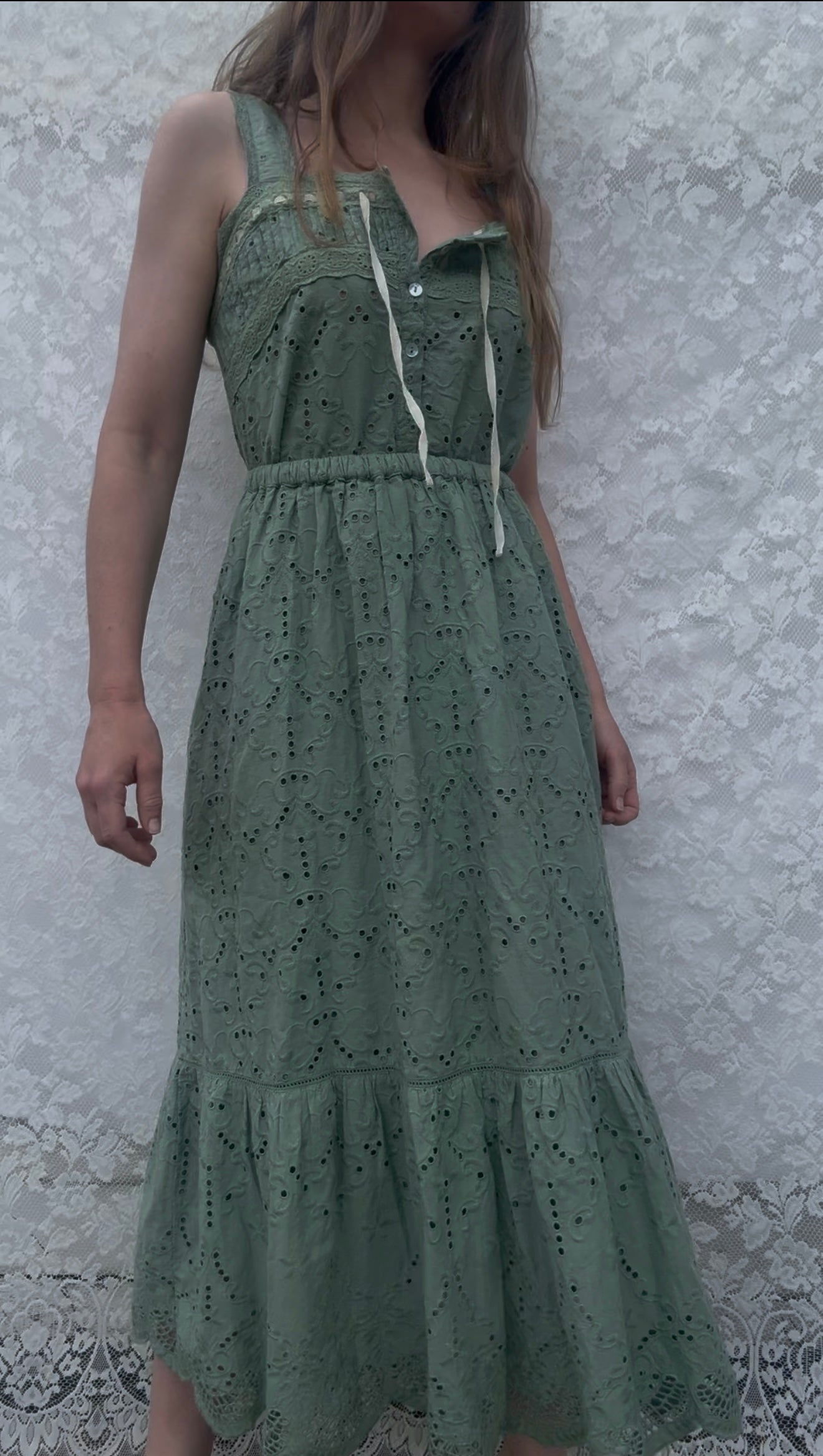 SMALL RESTOCK - 100% RECYCLED COTTON - ETIENNE CAMI SAGE