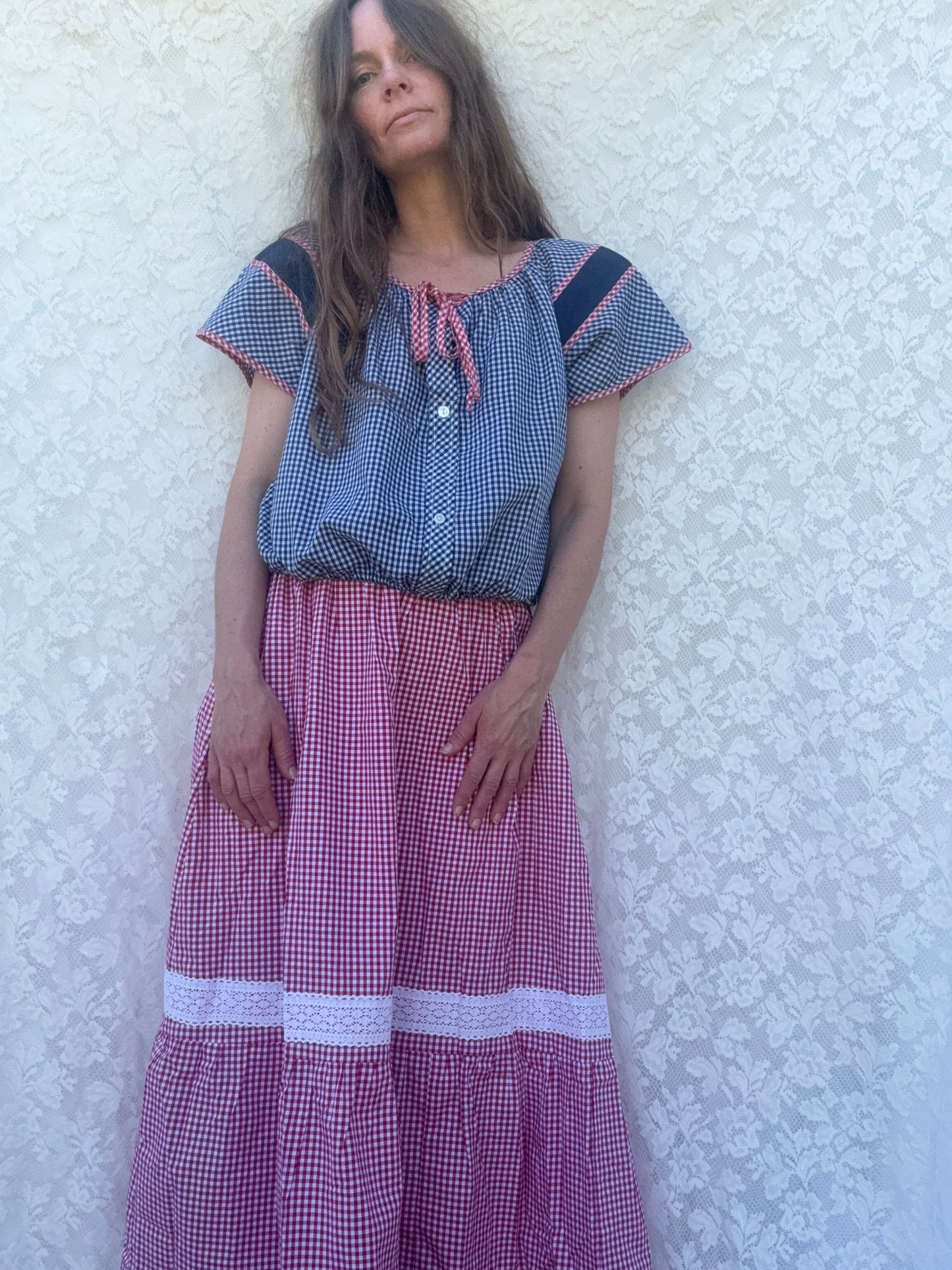 REWORKED - SMOCK BLOUSE 8-12