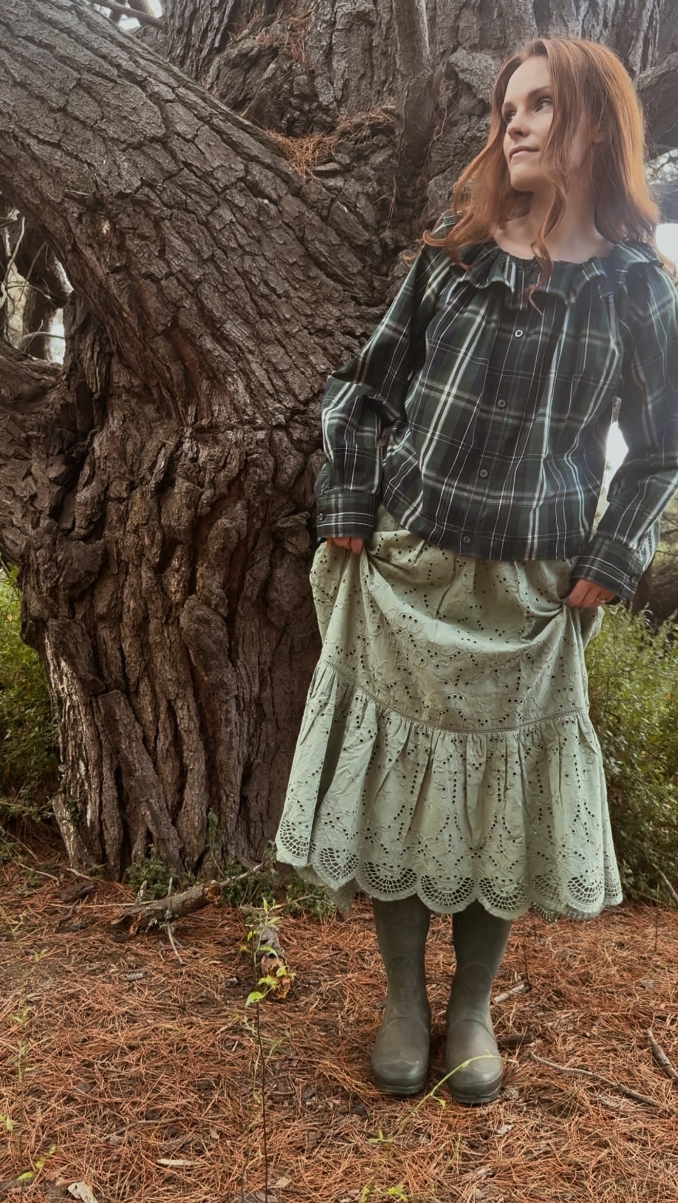 SMALL RESTOCK - ETIENNE SKIRT SAGE