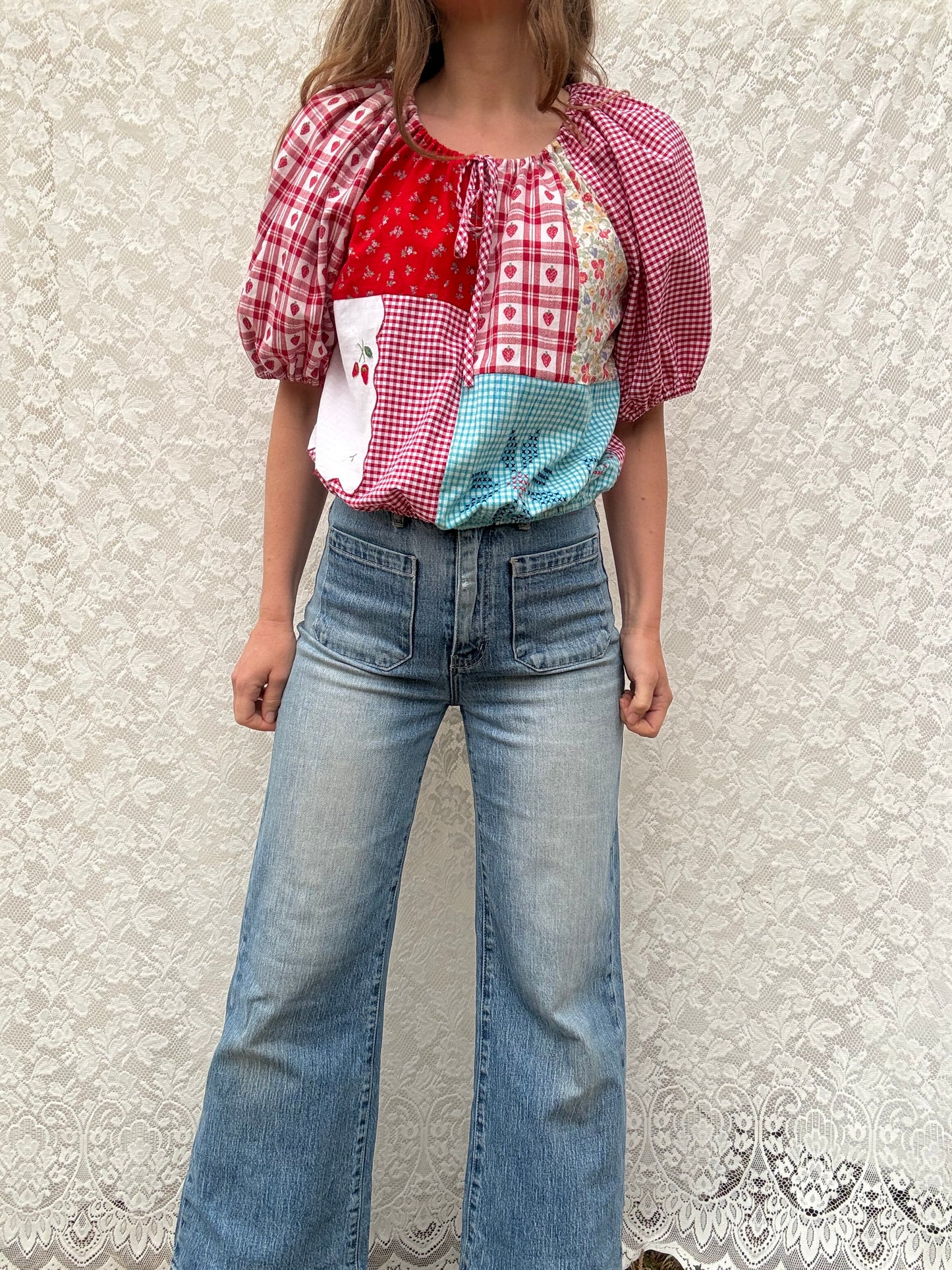 ONE OF A KIND - SMOCK BLOUSE 8-12