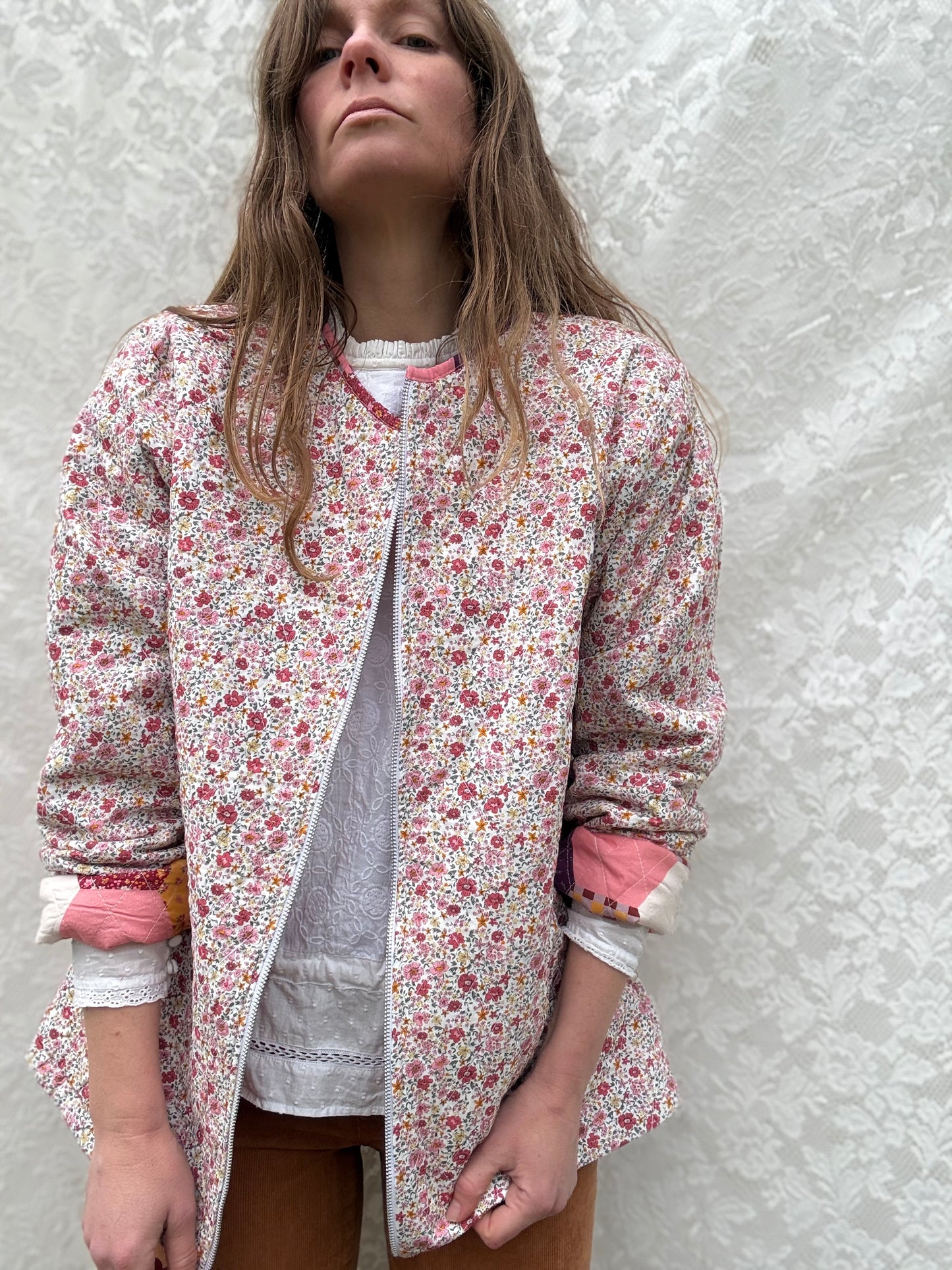 PRELOVED 100% RECYCLED COTTON - PEMBROKE REVERSIBLE QUILTED JACKET XXL