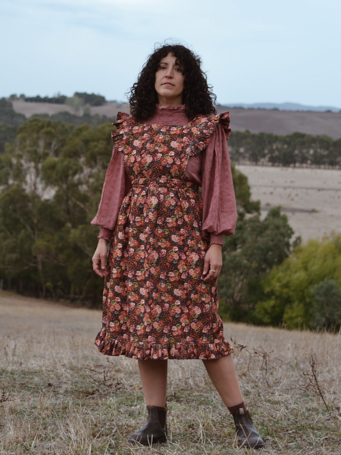 100% RECYCLED COTTON - BAMBI BLOUSE WASHED DUSTY PINK