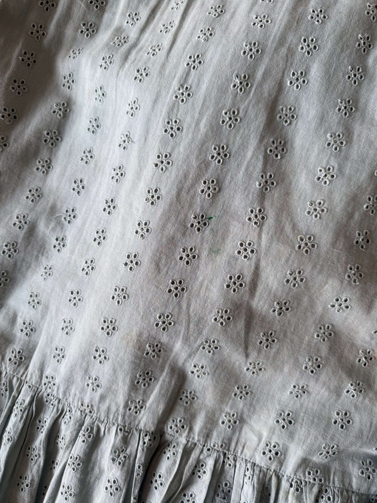 PRELOVED - 100% RECYCLED COTTON - CLOTHILDE DRESS DUSTY TEAL SMALL