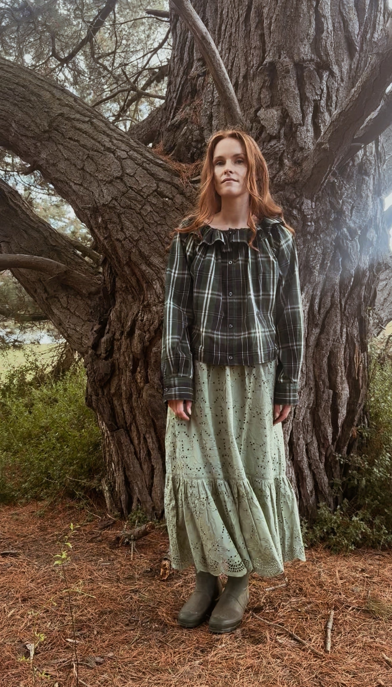 SMALL RESTOCK - ETIENNE SKIRT SAGE