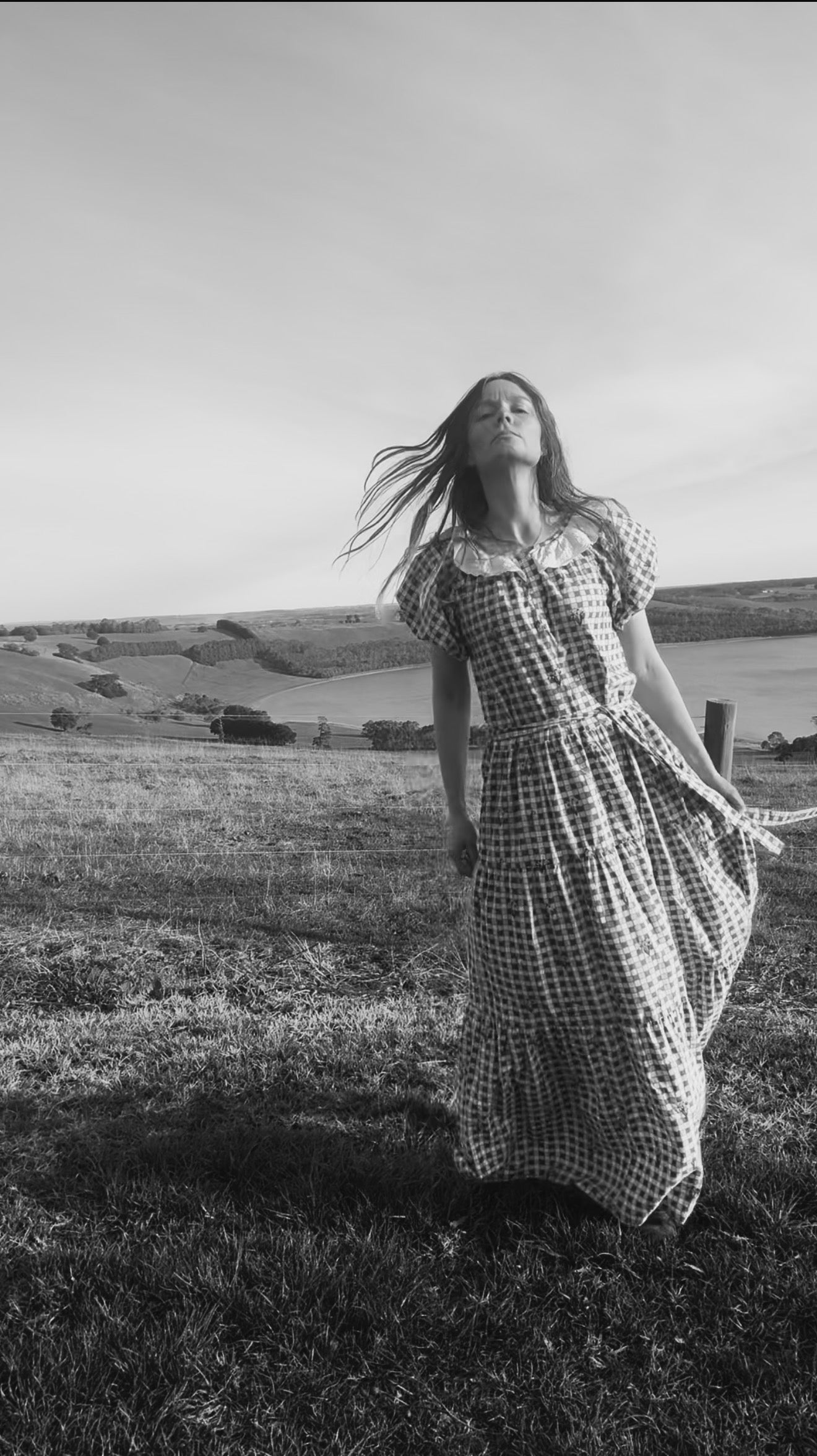 100% RECYCLED COTTON - DELPHINIUM BLUE GINGHAM