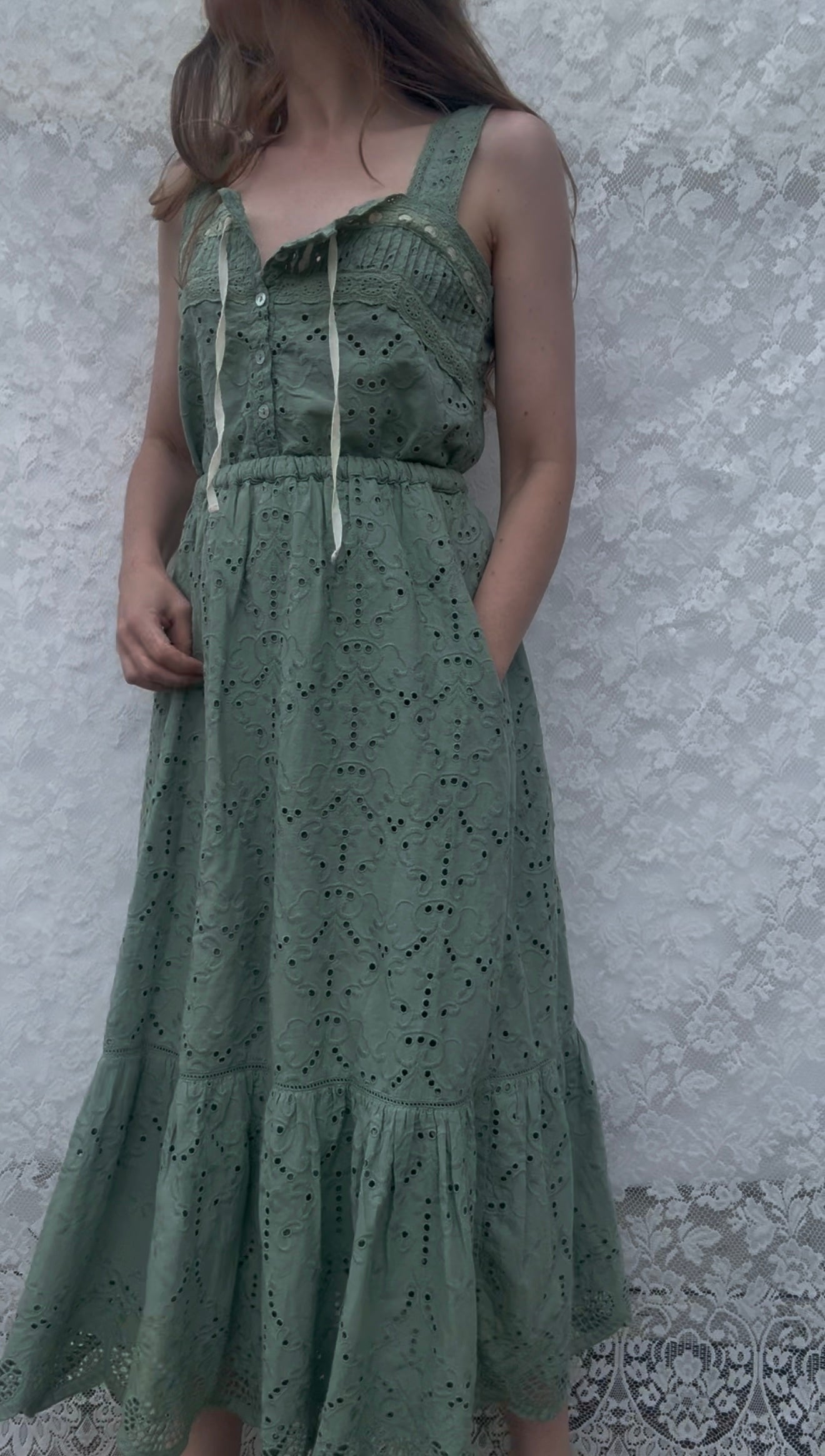 SMALL RESTOCK - 100% RECYCLED COTTON - ETIENNE CAMI SAGE