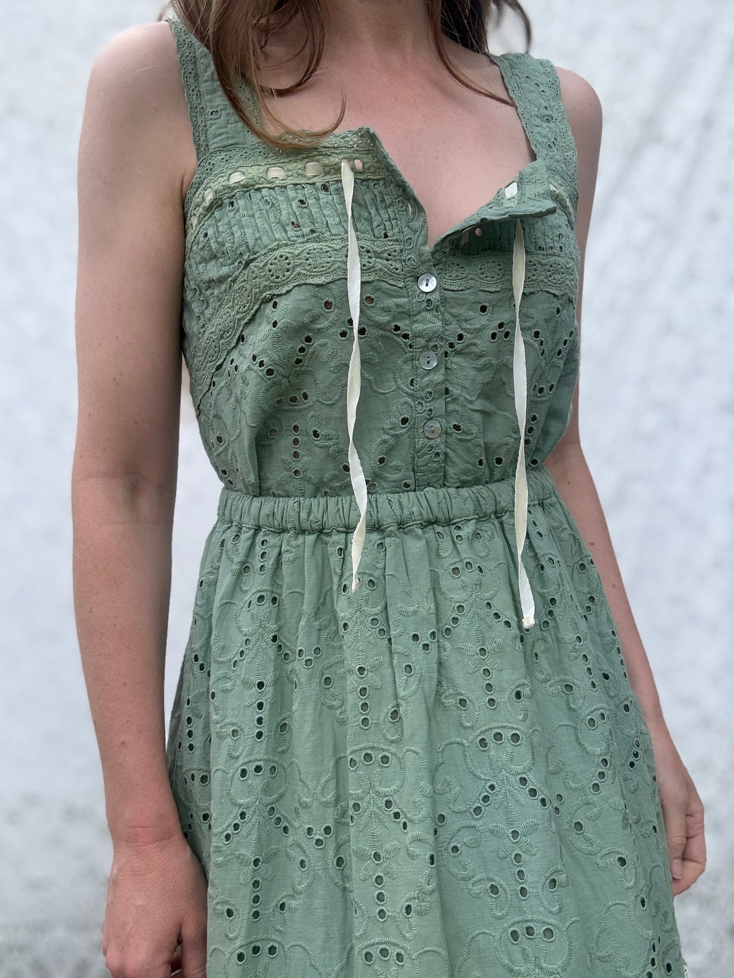 SMALL RESTOCK - 100% RECYCLED COTTON - ETIENNE CAMI SAGE