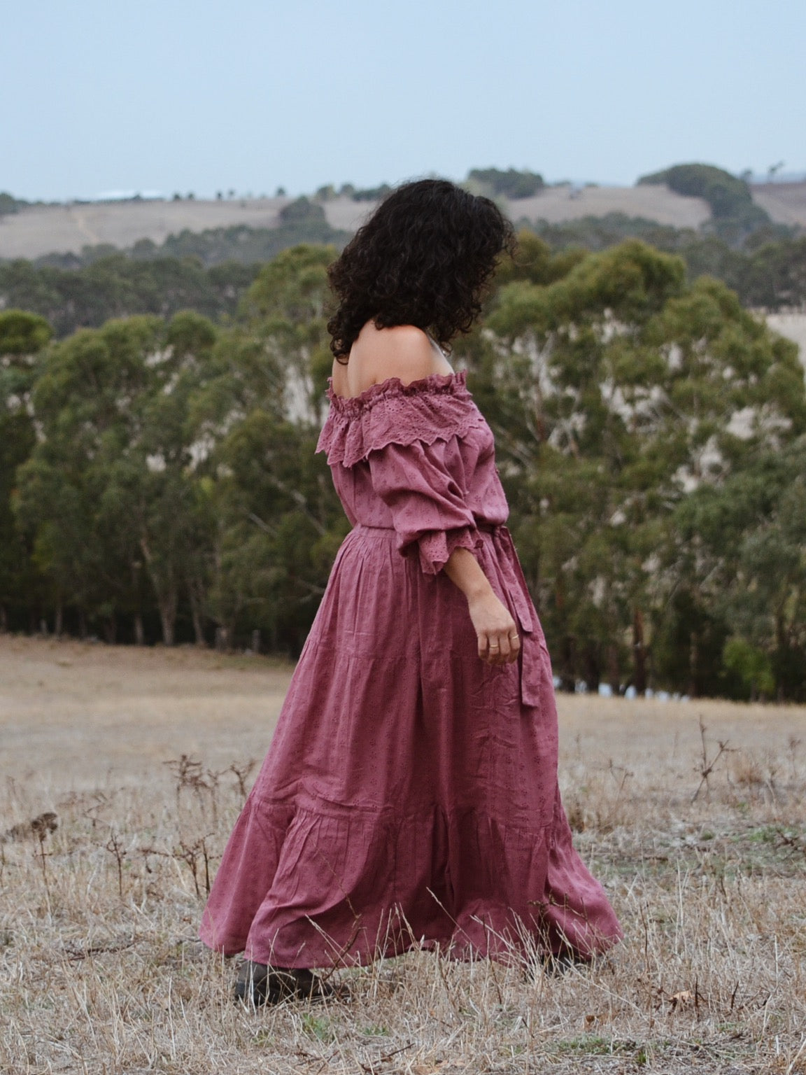 100% RECYCLED COTTON - MARIONETTE DRESS MULBERRY