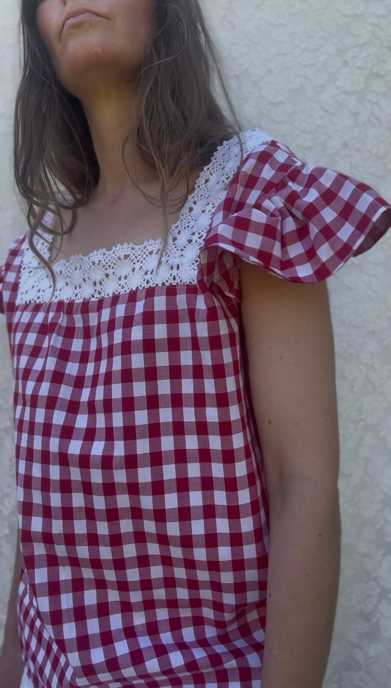 ONE OF A KIND - CROCHET NECK BLOUSE 10-12