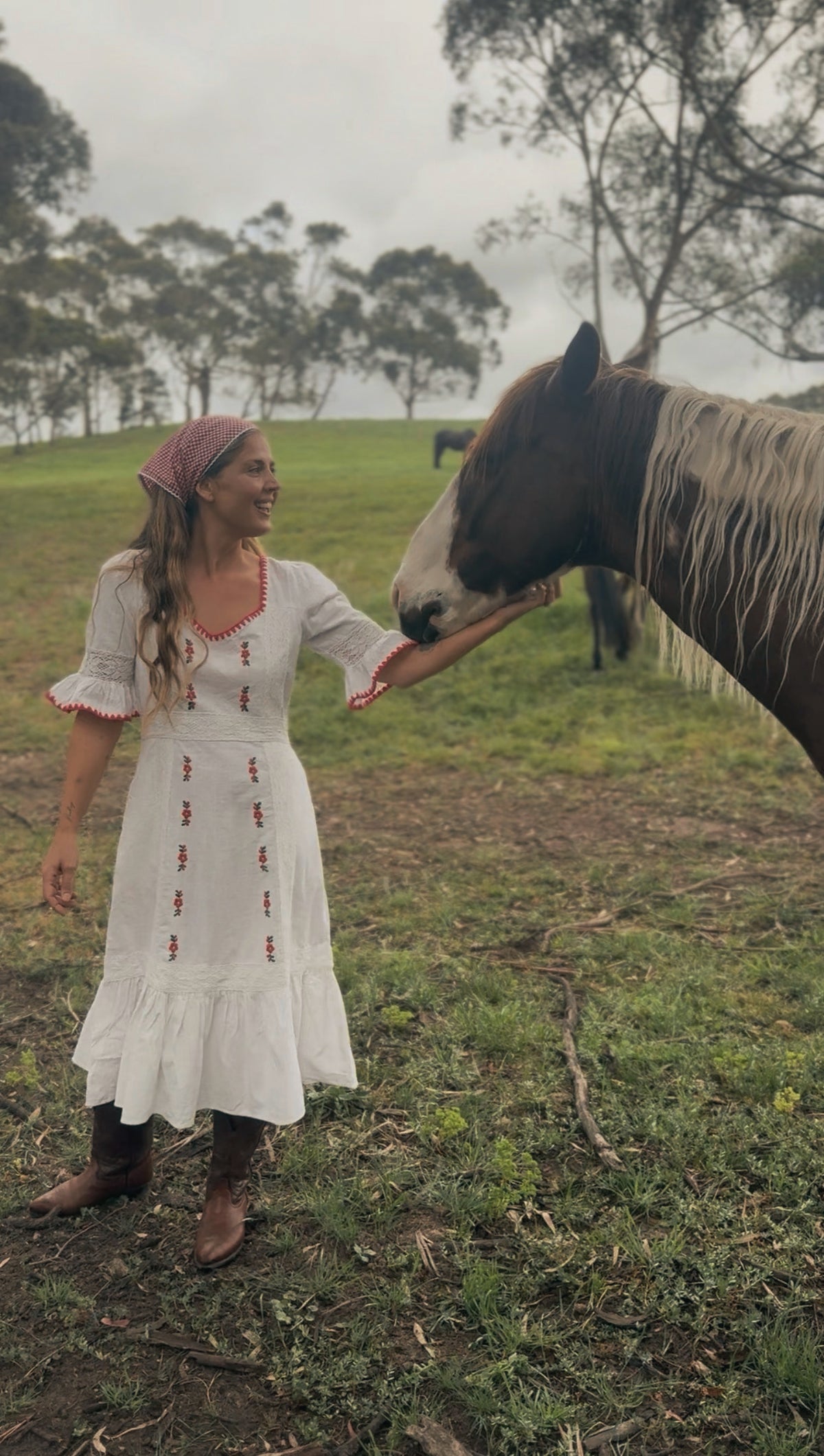 100% COTTON - FOLKLORE EMBROIDERED DRESS