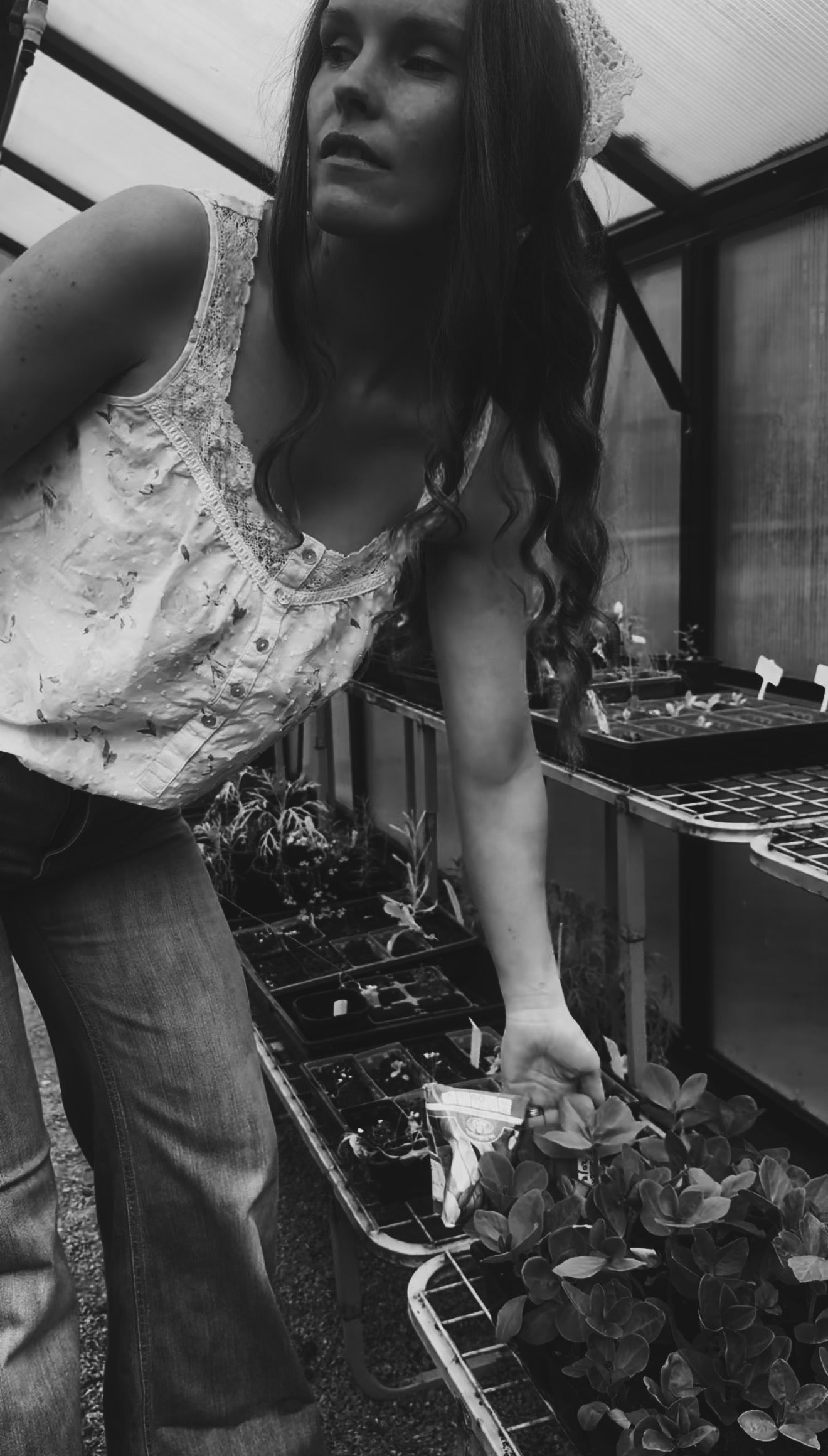 REWORKED - ONE OF A KIND CROP COTTON BLOUSE XS/S