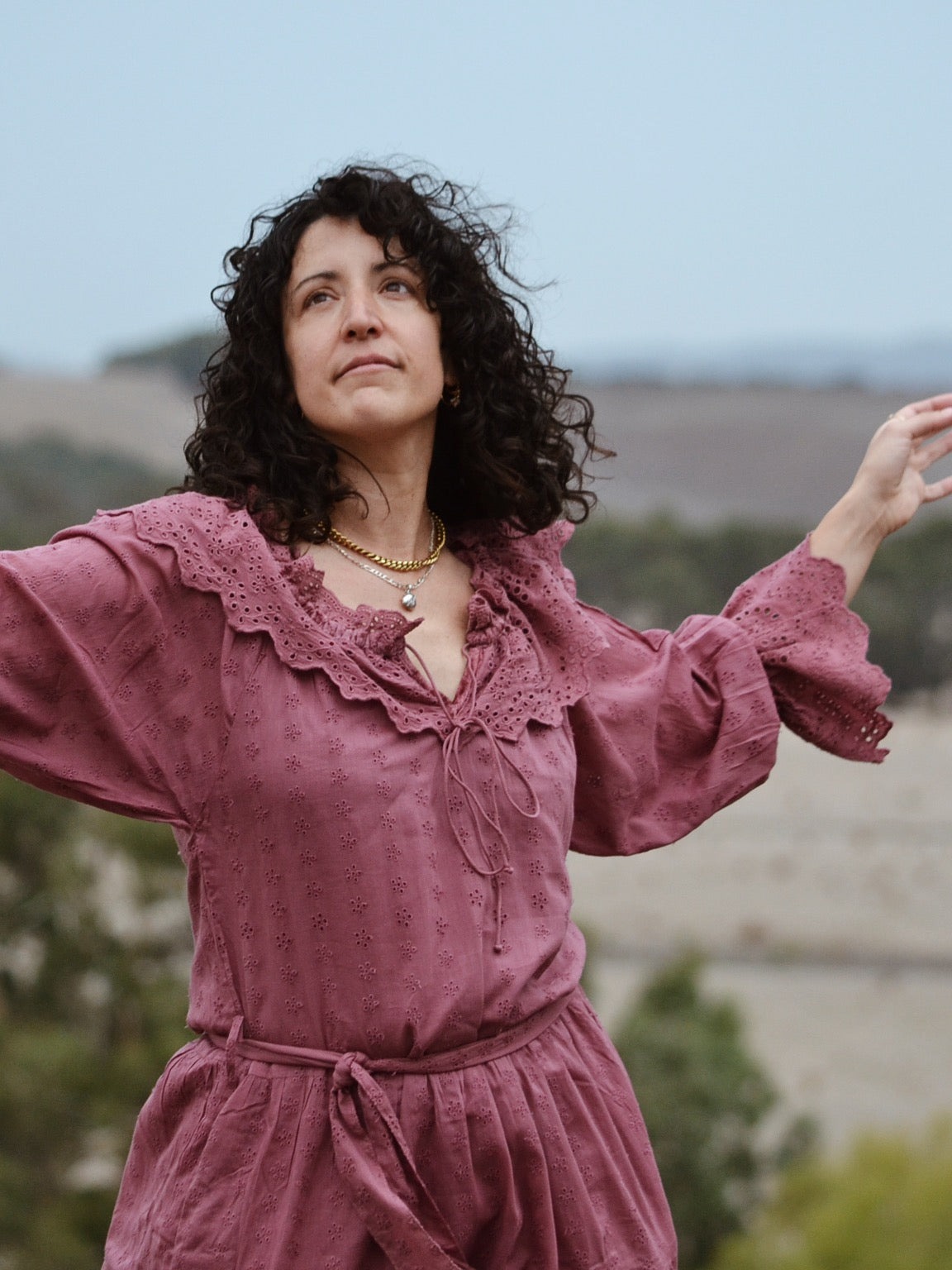 100% RECYCLED COTTON - MARIONETTE DRESS MULBERRY