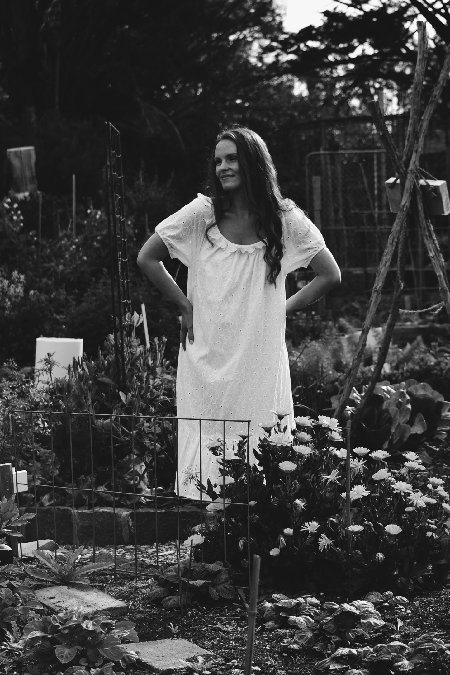 REWORKED - ONE OF A KIND COTTON SMOCK DRESS