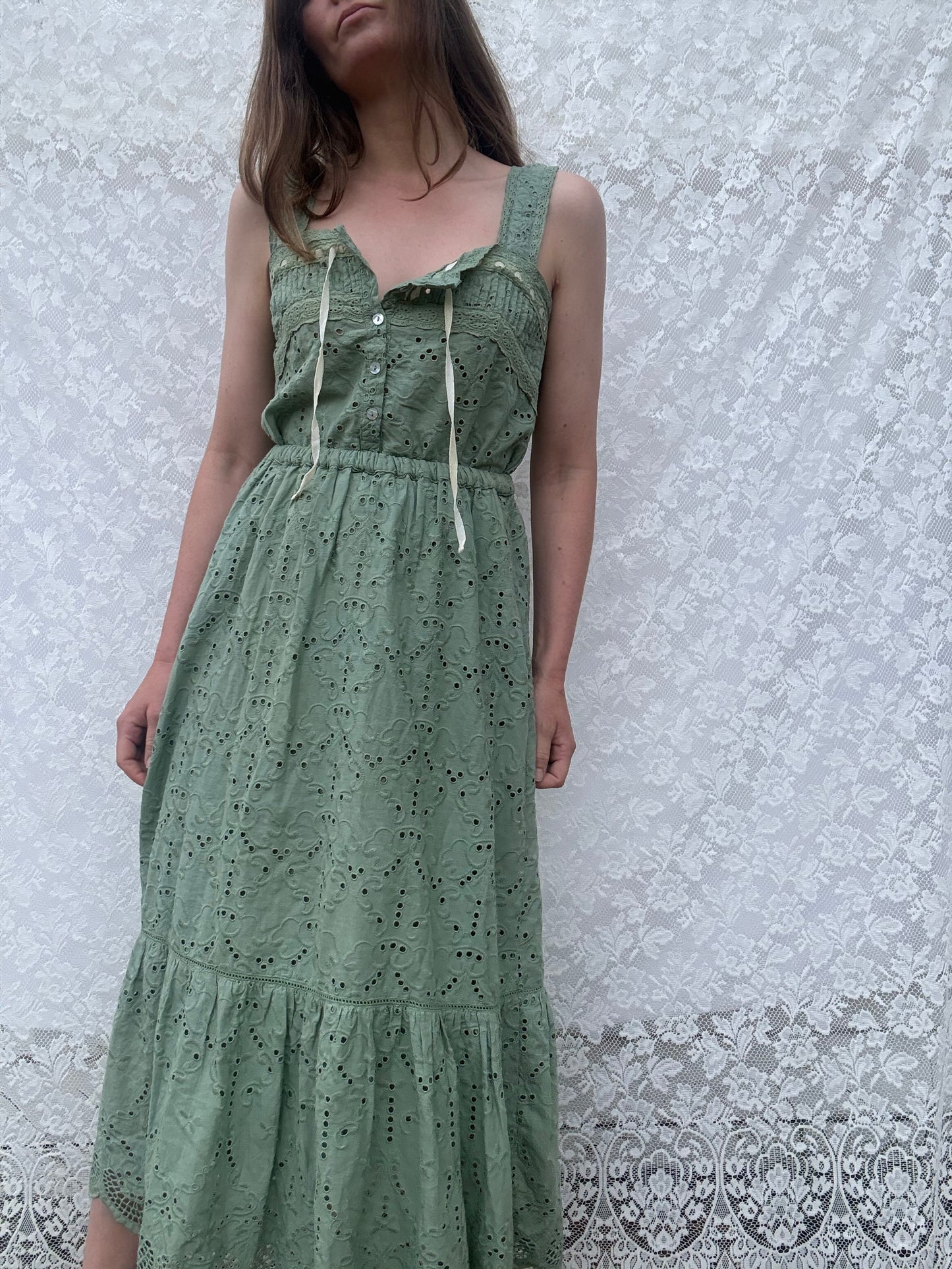 SMALL RESTOCK - 100% RECYCLED COTTON - ETIENNE CAMI SAGE