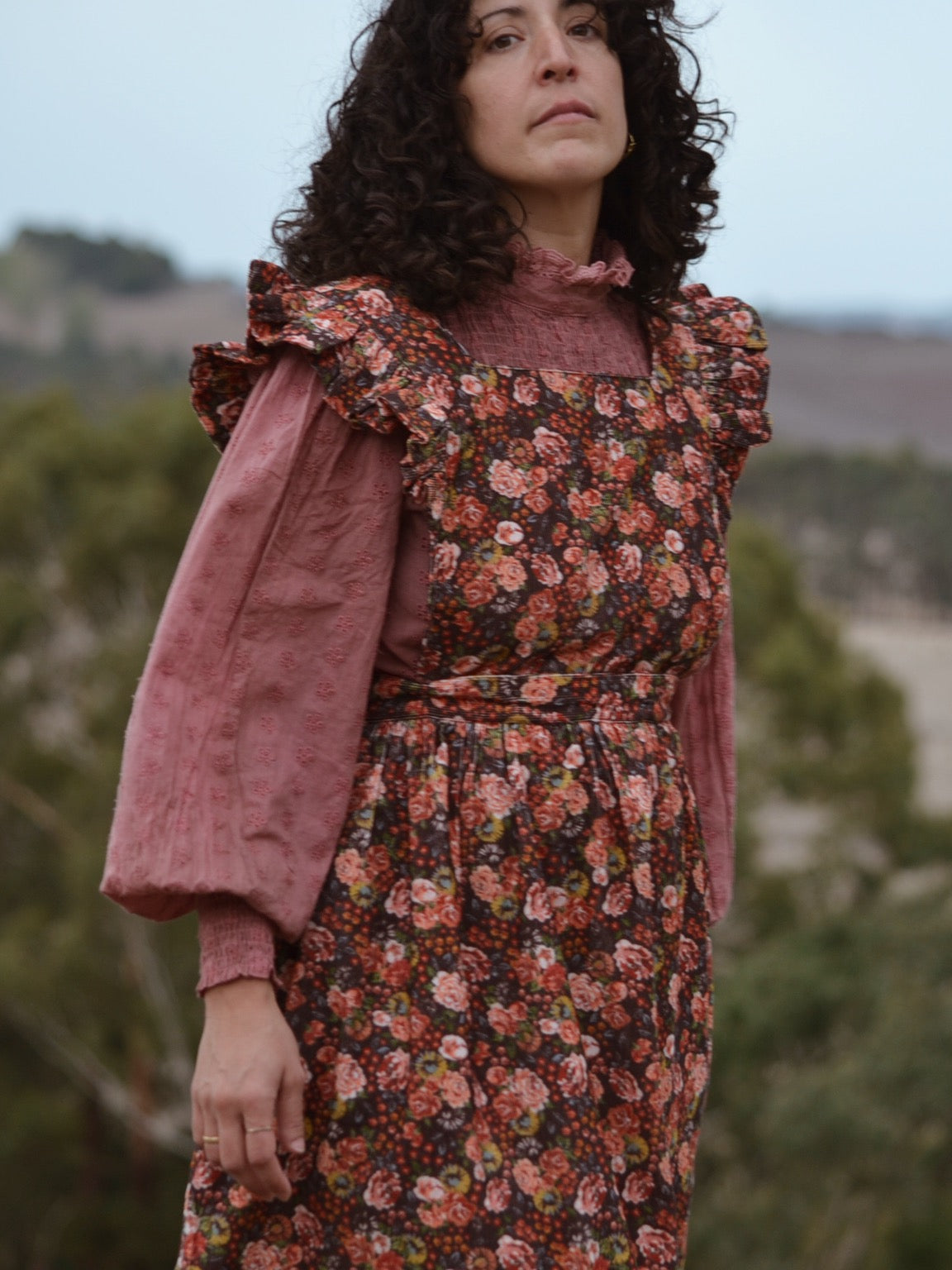 100% RECYCLED COTTON - BAMBI BLOUSE WASHED DUSTY PINK