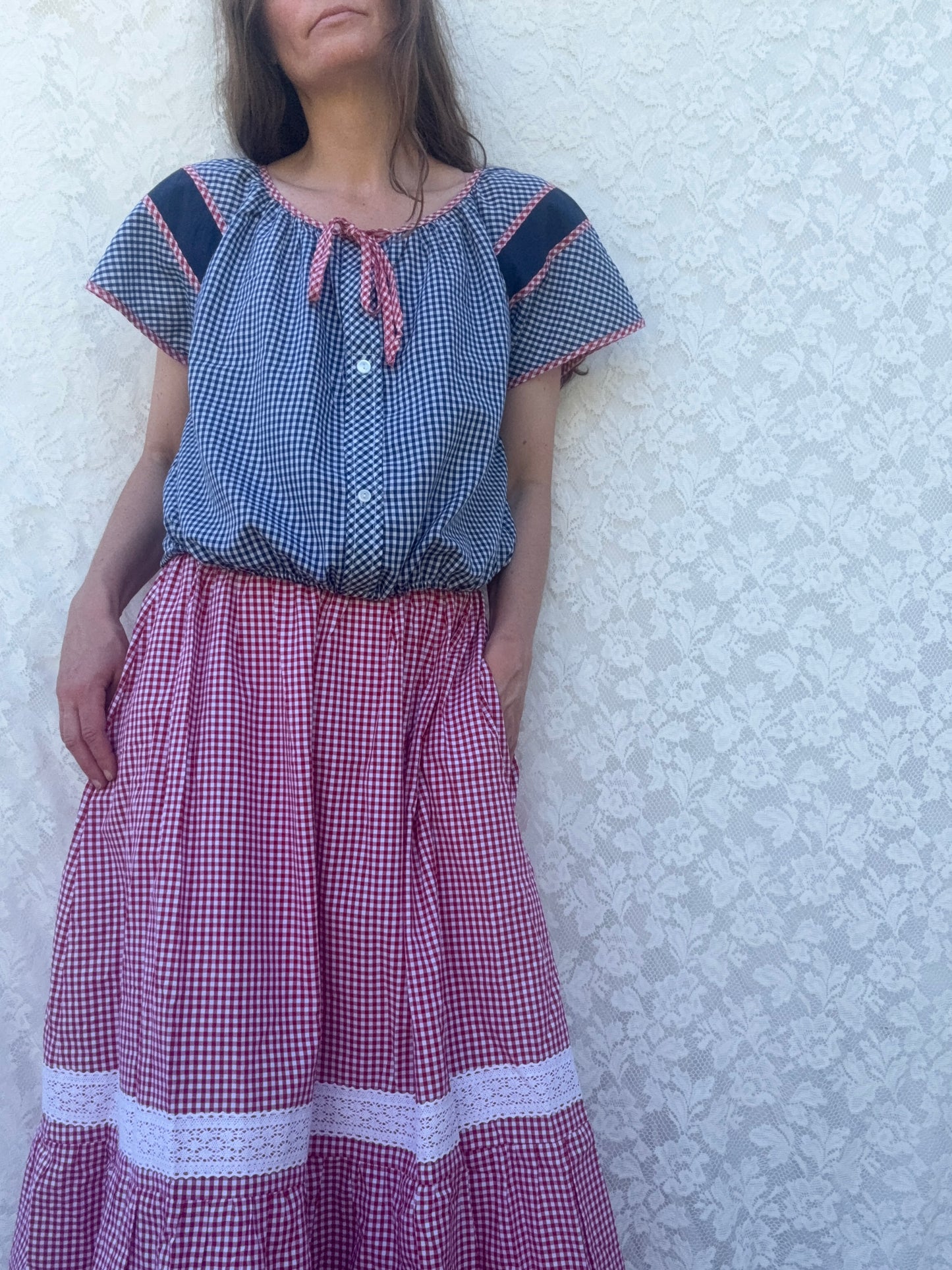 REWORKED - SMOCK BLOUSE 8-12