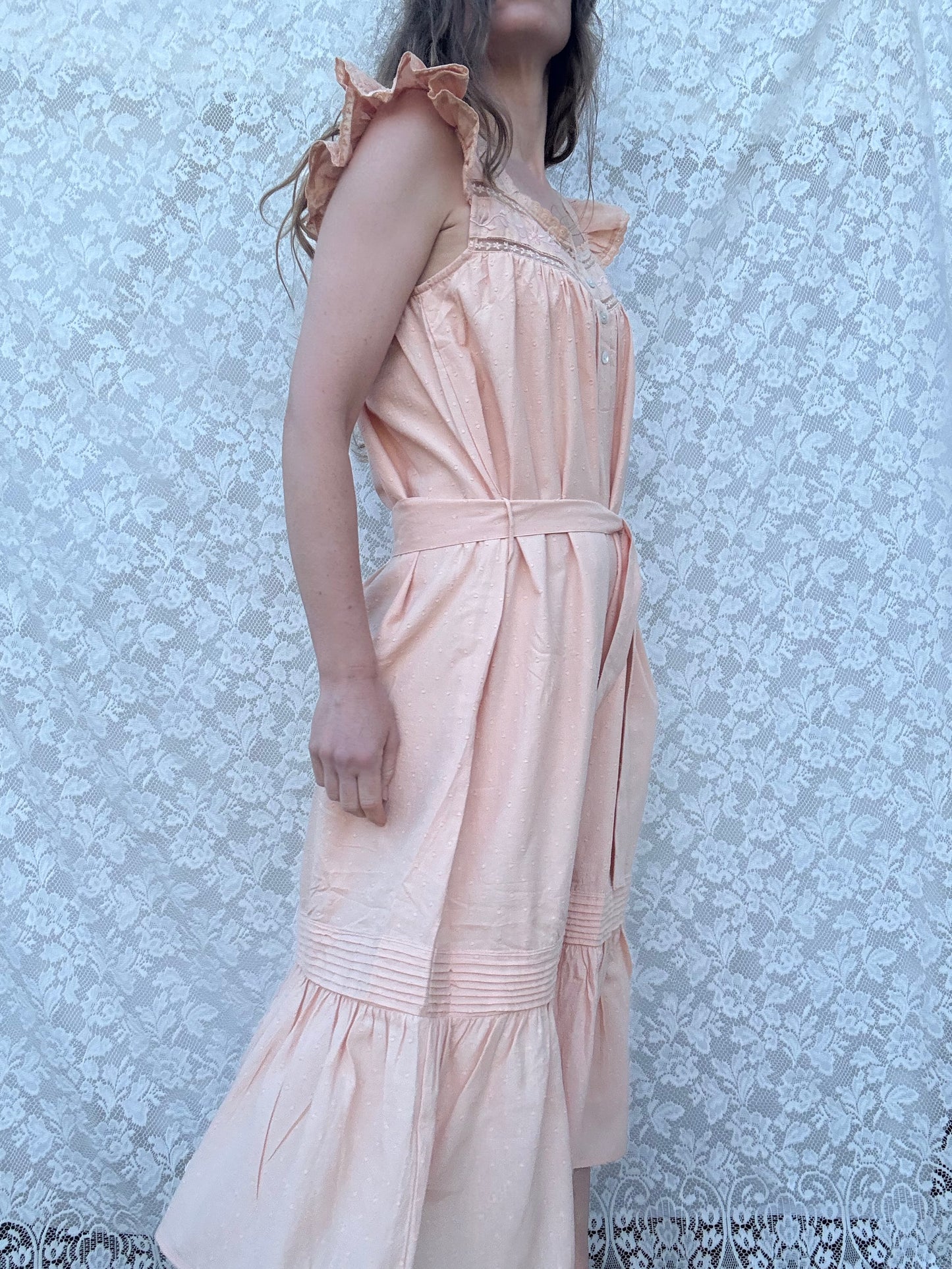 PREORDER - 100% RECYCLED COTTON - ALICE DRESS -  CUBAN SAND