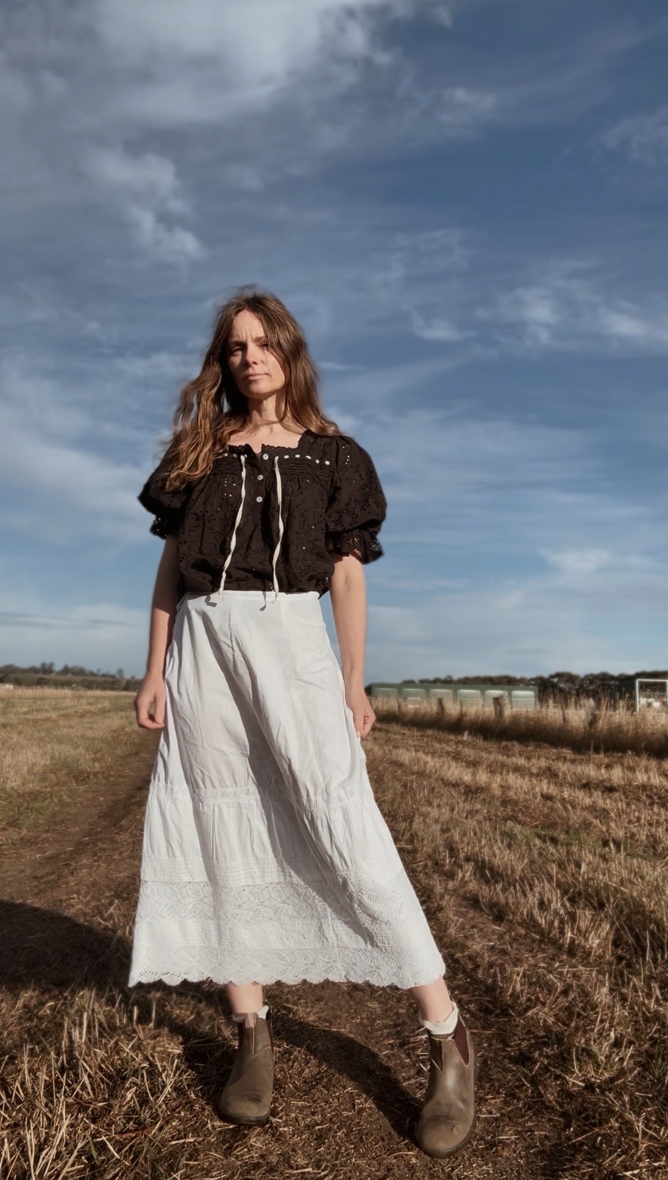 VINTAGE HANDMADE EARLY 1900'S PETTICOAT SKIRT SMALL