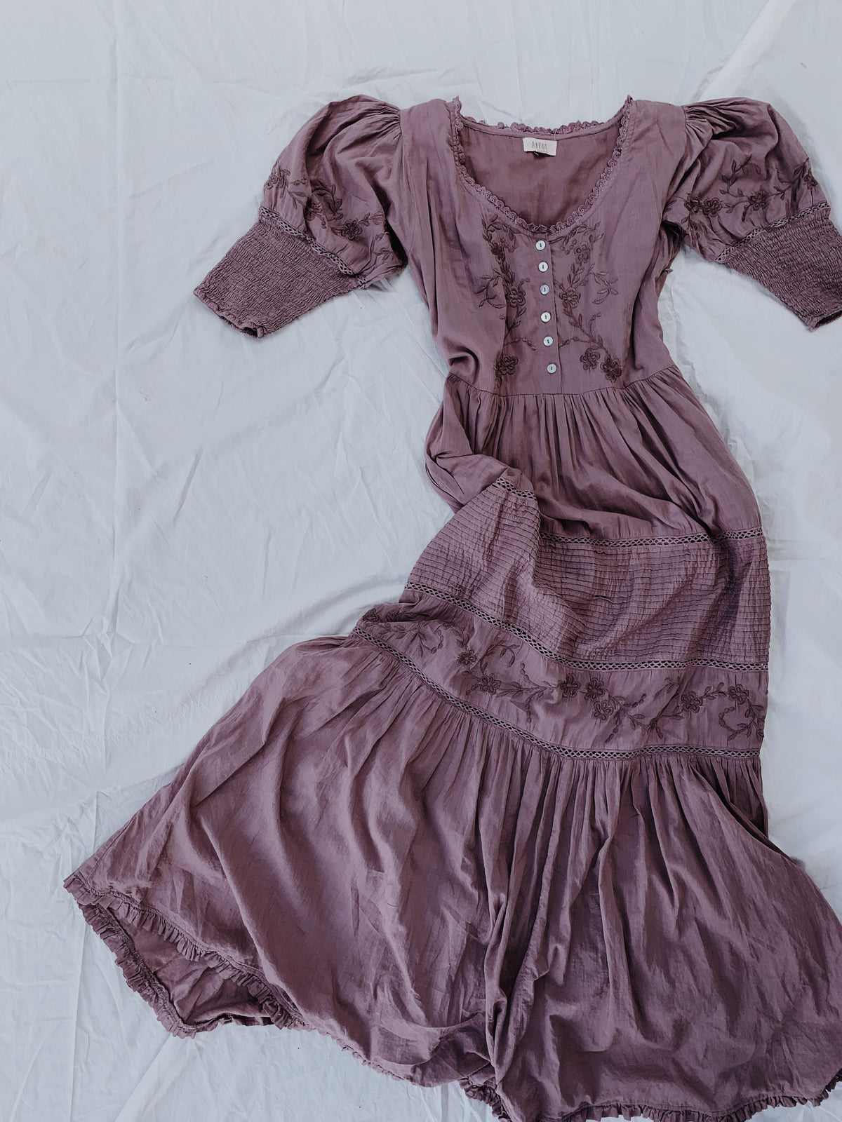 PRELOVED - AUGUSTINE MAXI DRESS DUSTY LAVENDER XL