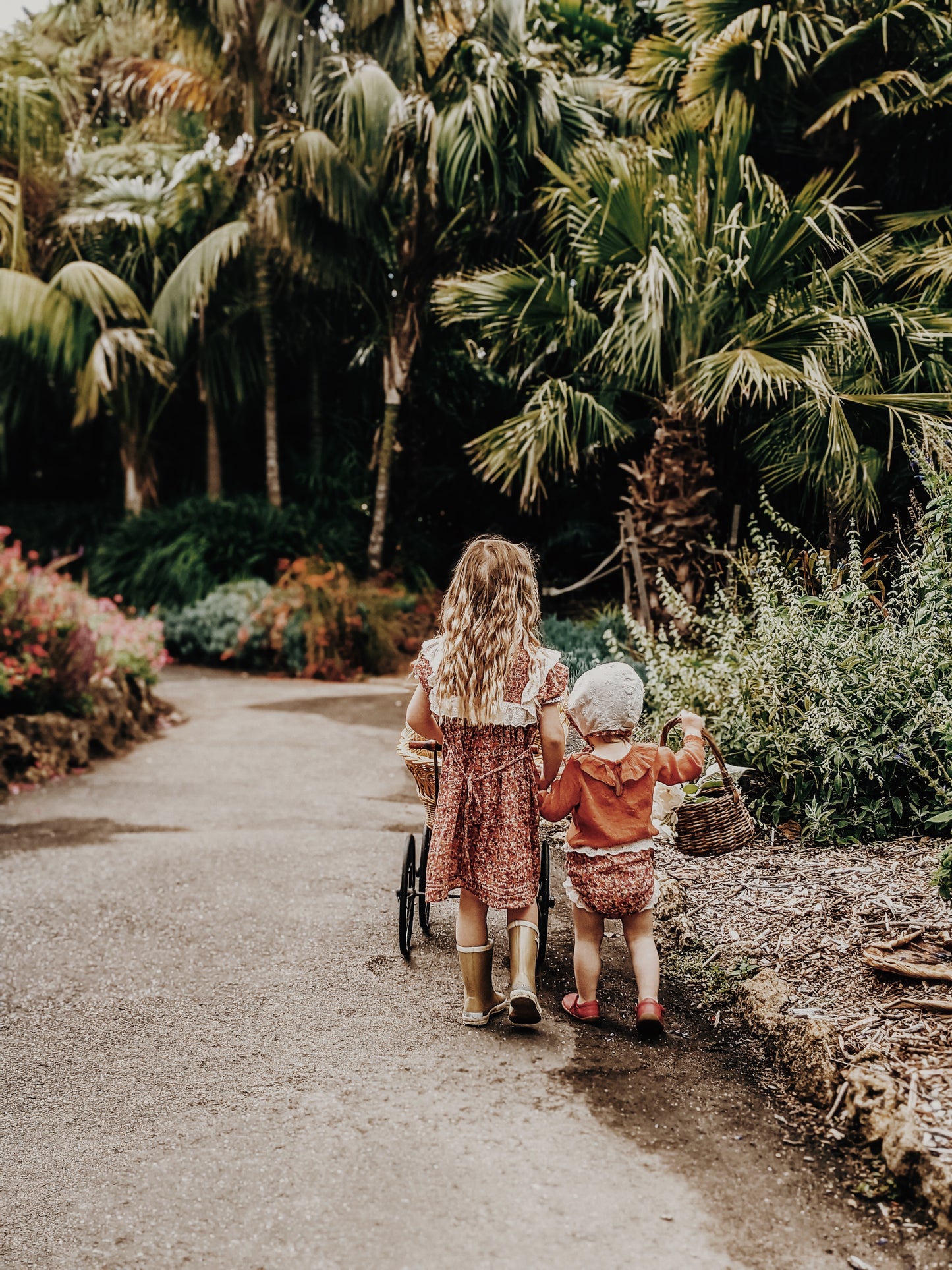 ANNABELLE GIRL'S BLOOMER DITSY FLORAL IN POPPY