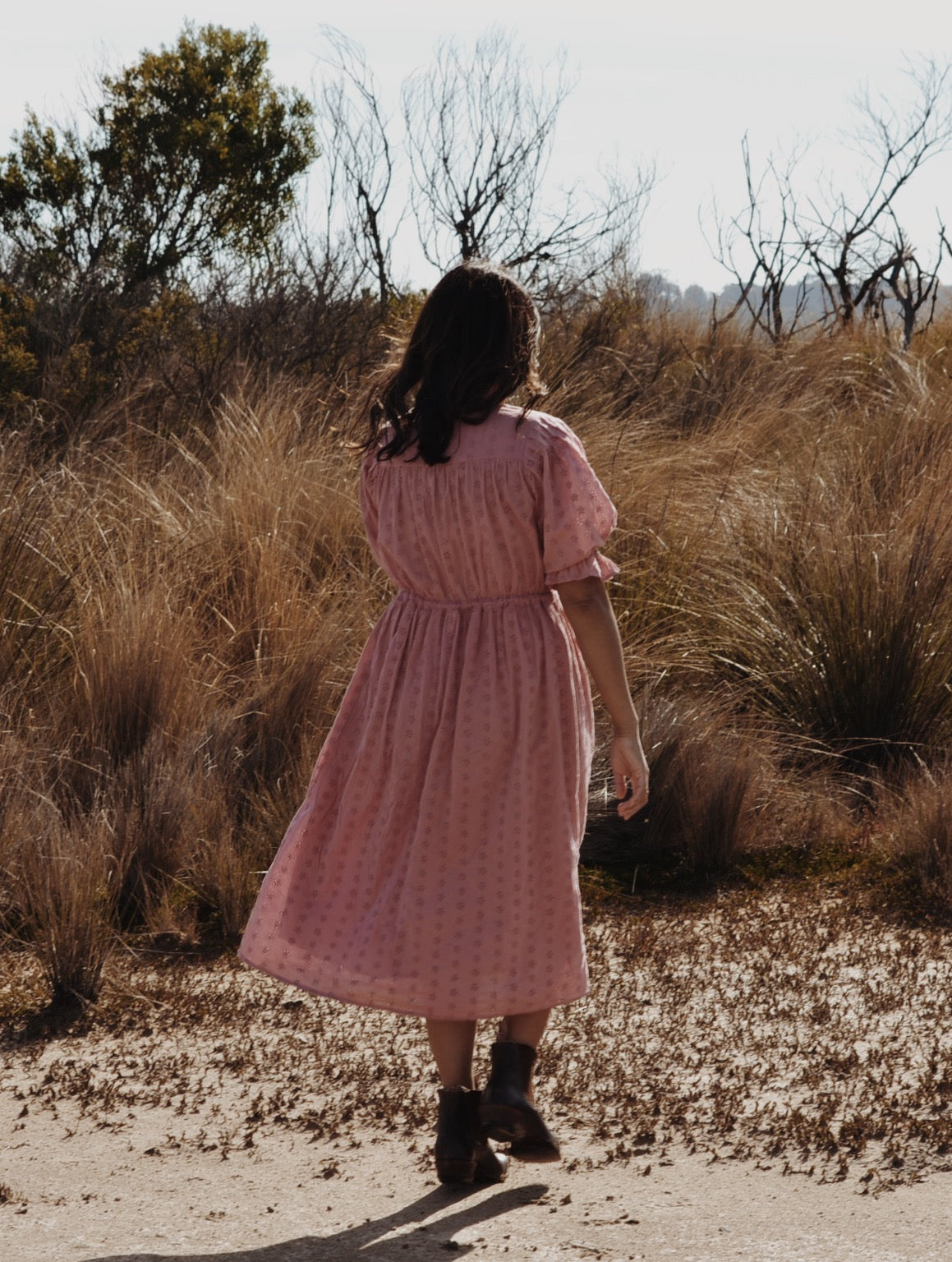 WINSLOW DUSTY PINK COTTON LACE