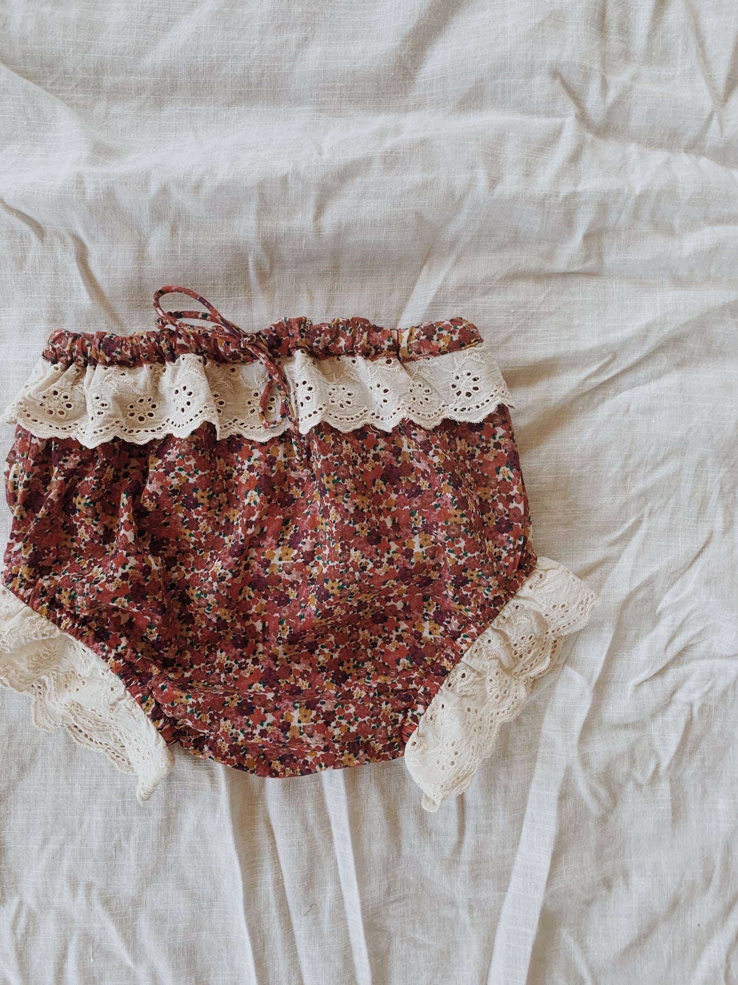 ANNABELLE GIRL'S BLOOMER DITSY FLORAL IN POPPY