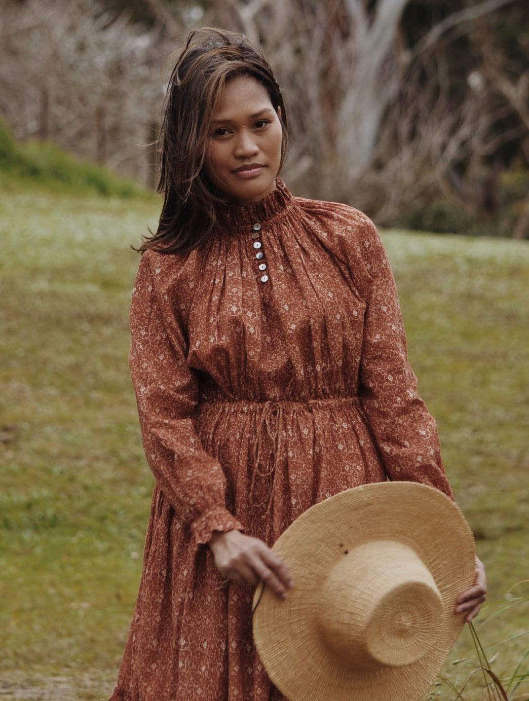 PRAIRIE DRESS ANTIQUE RUST