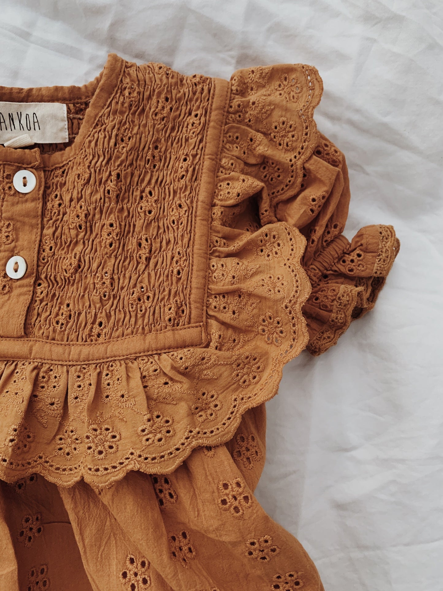 100% RECYCLED COTTON - ANNABELLE GIRL'S COPPER