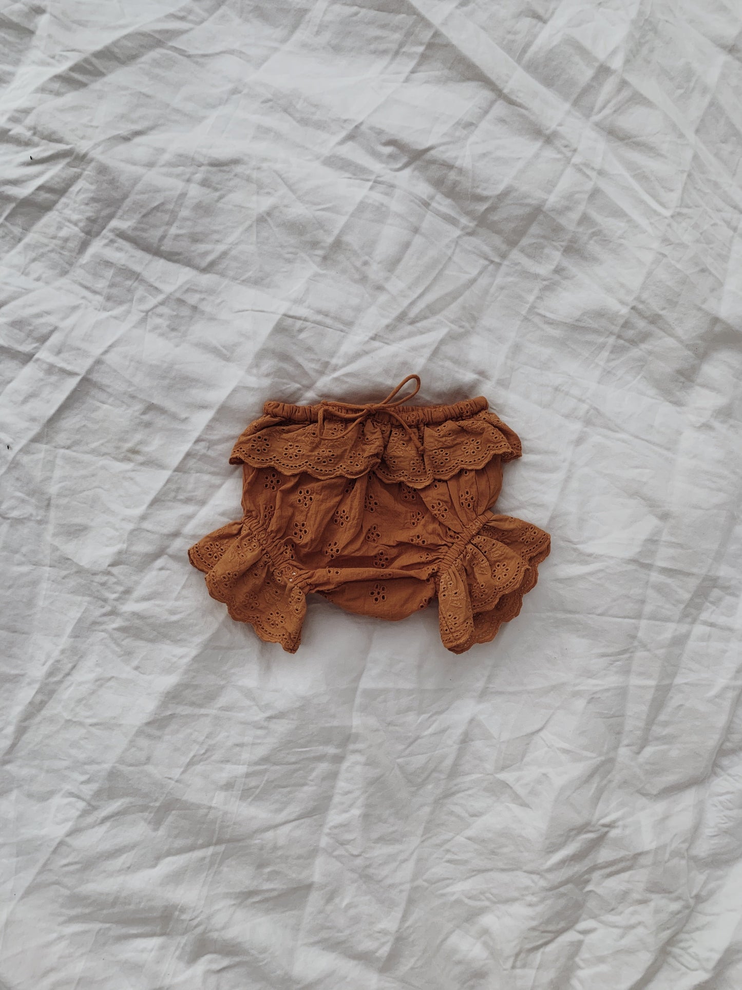 100% RECYCLED COTTON - ANNABELLE GIRL'S BLOOMER COPPER